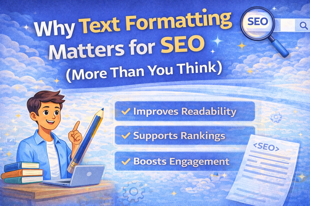 Why Text Formatting Matters for SEO