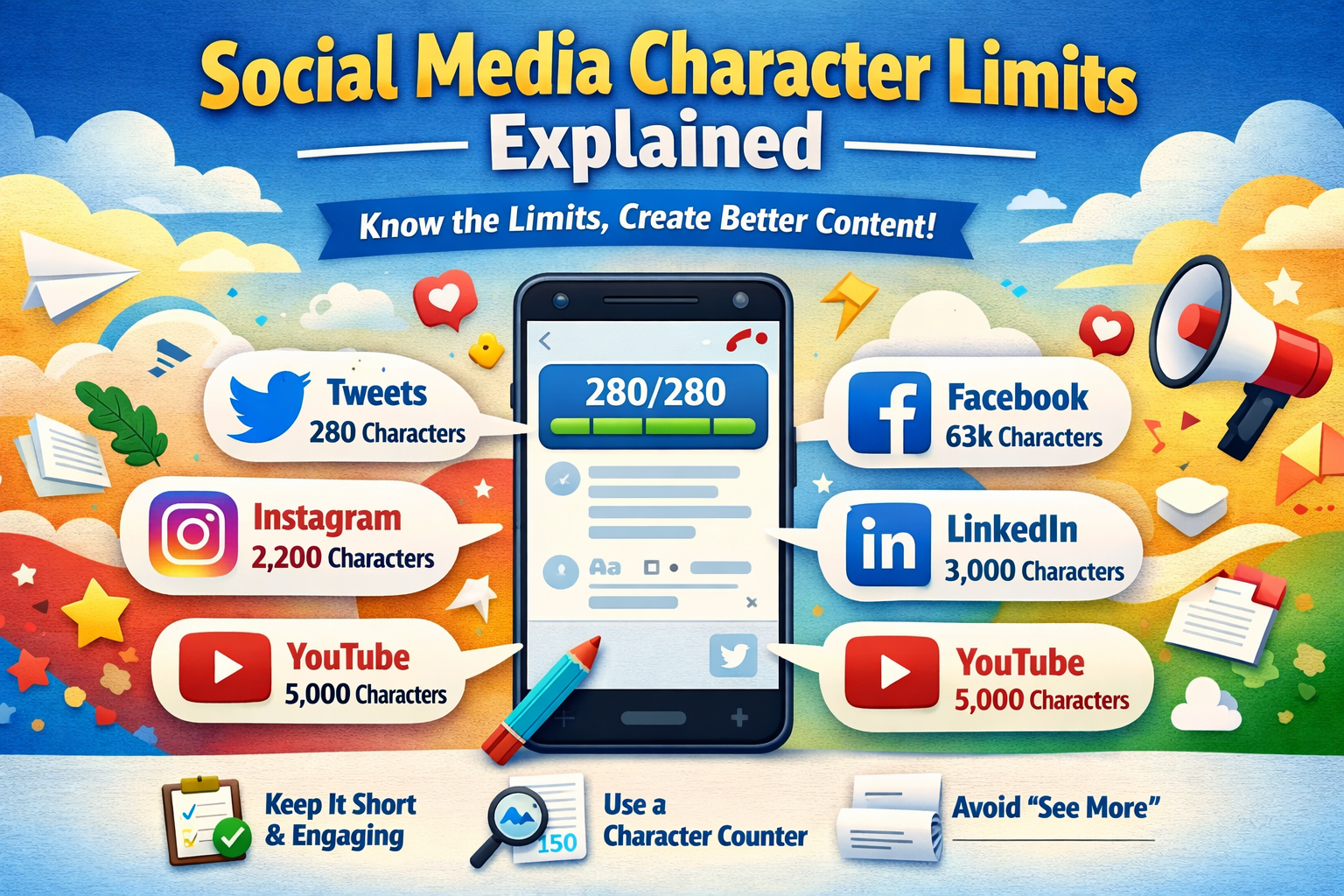Social Media Character Limits Explained (Complete Guide)