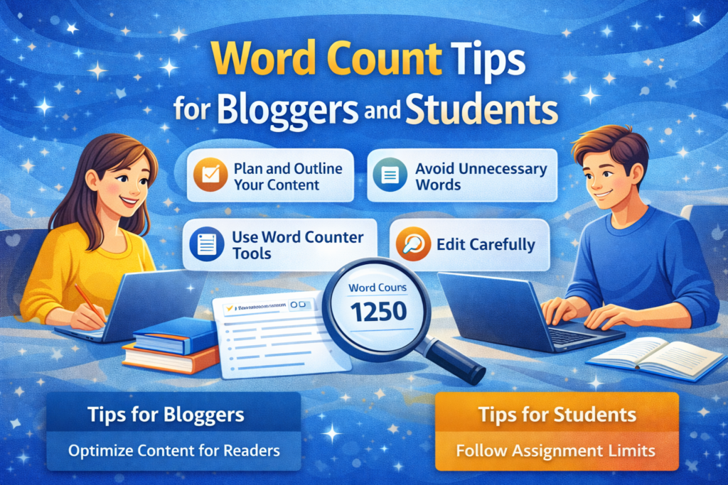 Word Count Tips for Bloggers and Students