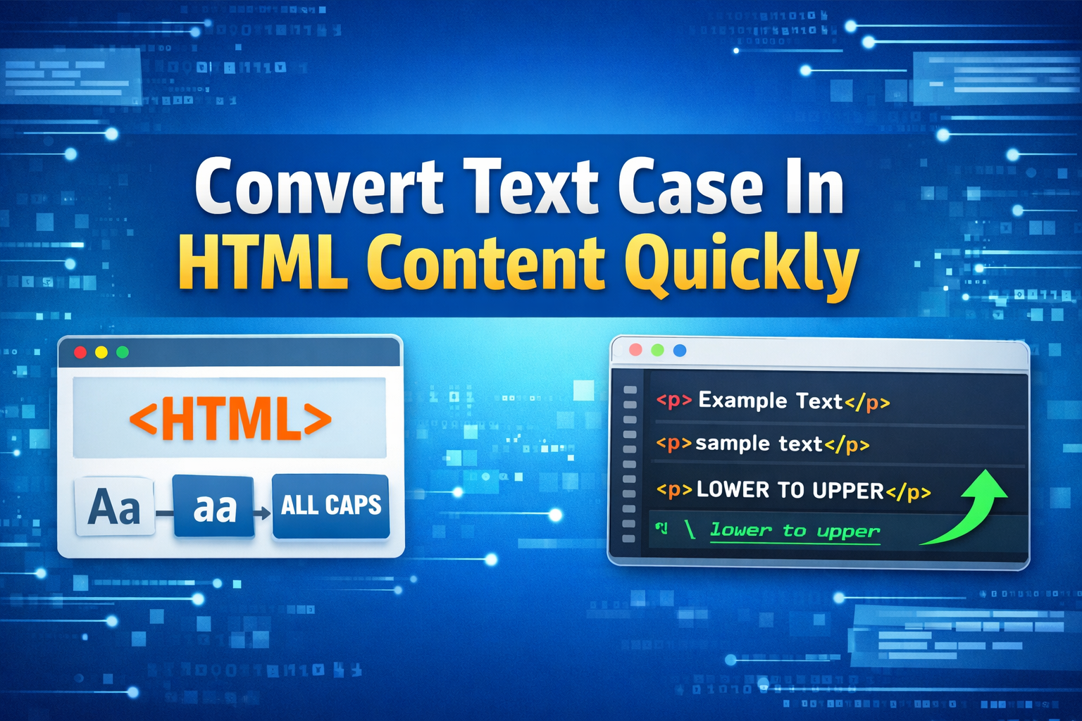 Text Casing Convert Text Case In Html Content Quickly